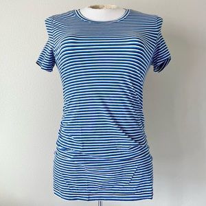 GAP Maternity Pure Body Striped Tee - Blue/Navy